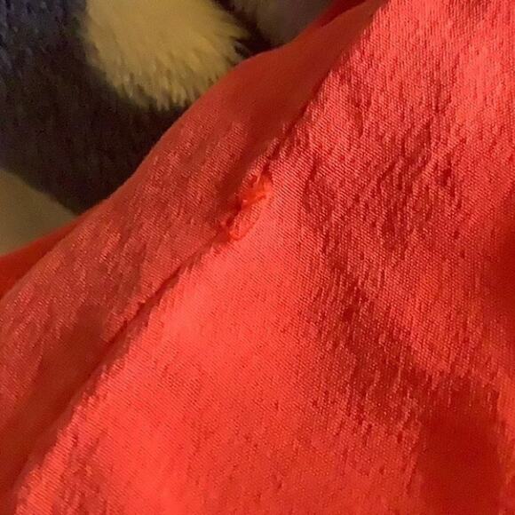 Cynthia Rowley 100% Silk Hot Pink Shift Dress Size 12 Wedding Dress - Picture 10 of 14